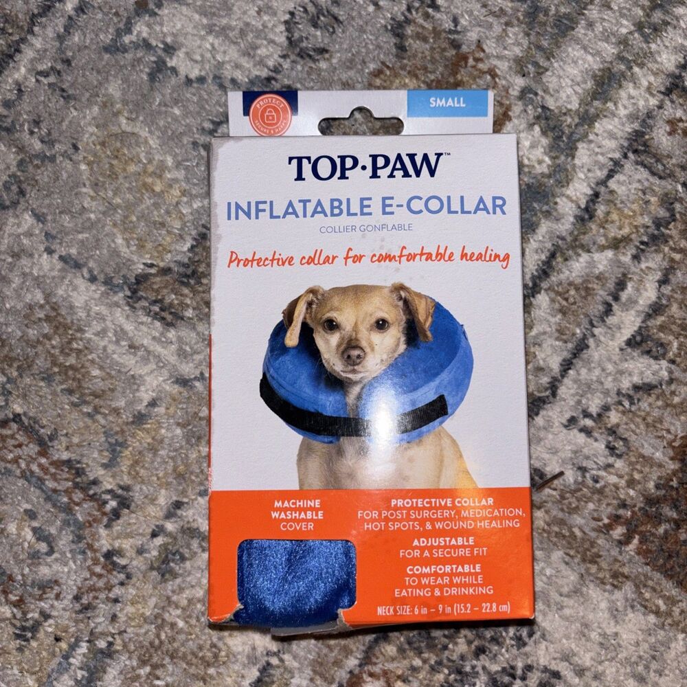 Inflatable E Collar for Dogs Size Small After Surgery New In Box